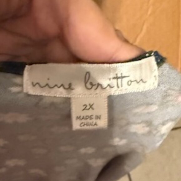 NINE BRITTON Dress Size 2X - Picture 3 of 3